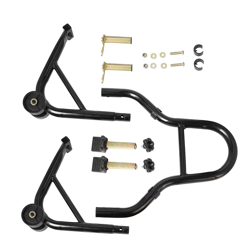Motorcycle Full Set Front Wheel and Rear Wheel Support Stand Wheel Stand Auto Aheel Support Frame Tire Repairing Tool