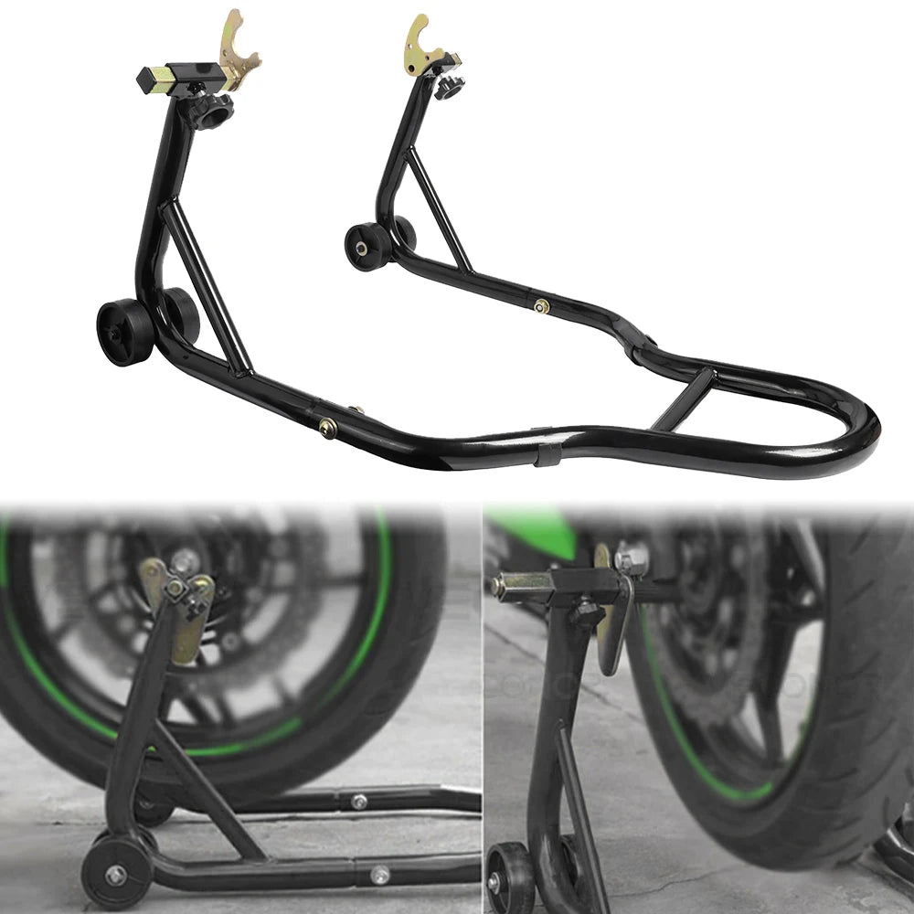 Motorcycle Full Set Front Wheel and Rear Wheel Support Stand Wheel Stand Auto Aheel Support Frame Tire Repairing Tool