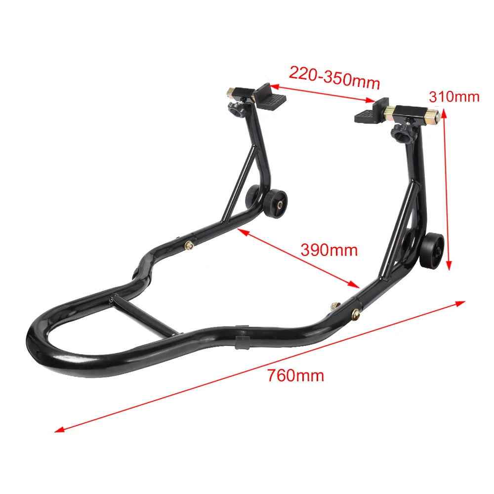 Motorcycle Full Set Front Wheel and Rear Wheel Support Stand Wheel Stand Auto Aheel Support Frame Tire Repairing Tool